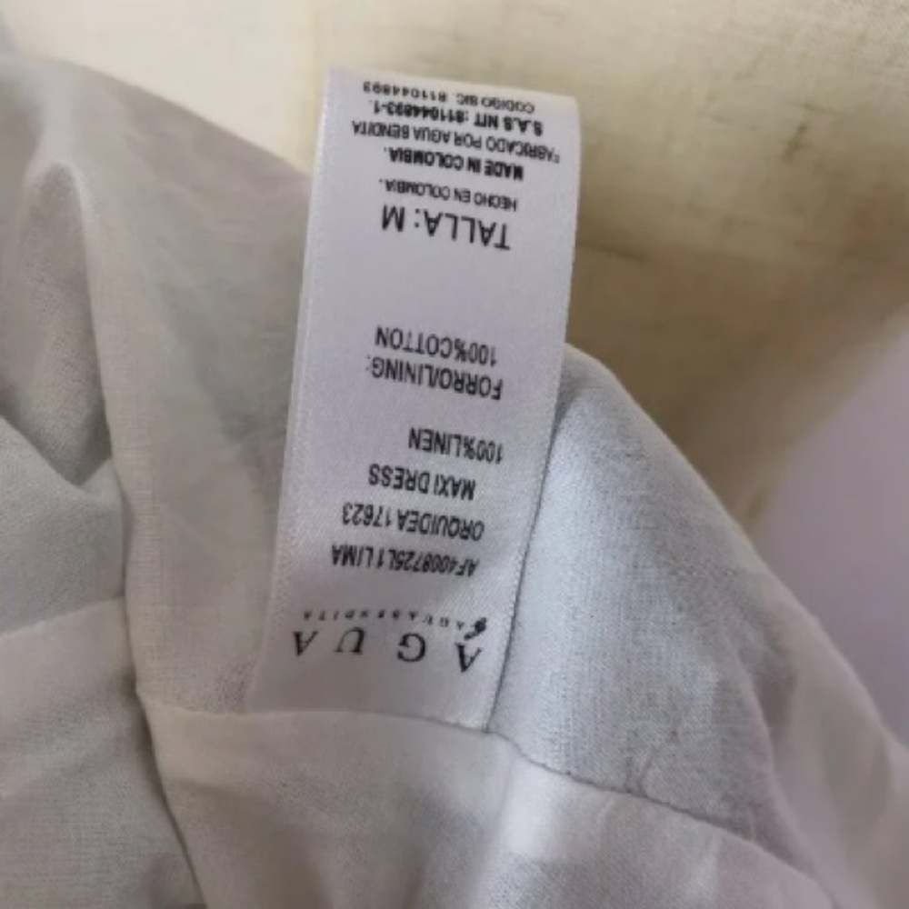 Agua by Agua Bendita Lima Orquidea Linen Maxi Dress - Picture 14 of 14